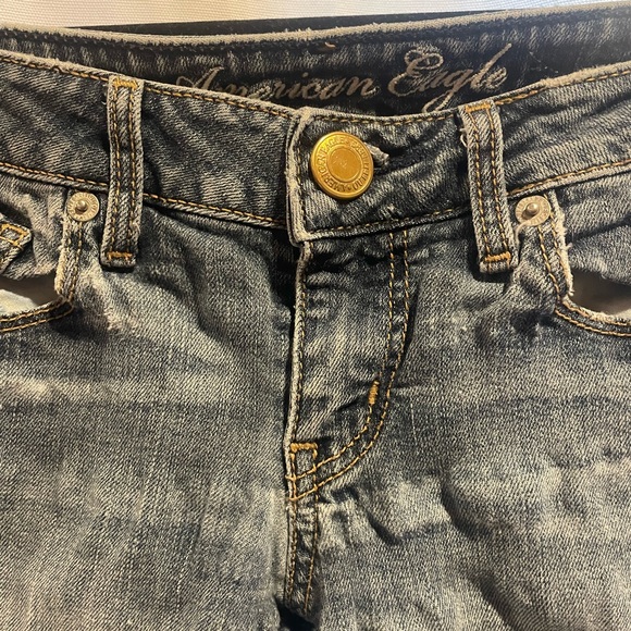 American Eagle Outfitters Blue Patterned Jeans Lot - Picture 10 of 14